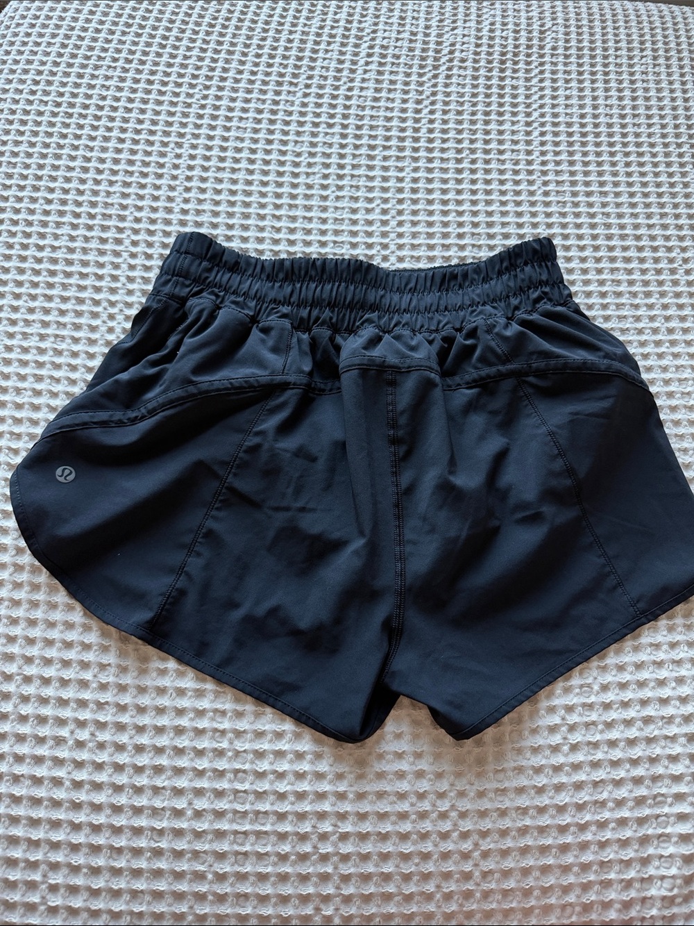lululemon athletica Black Women's Athletic Shorts with Elastic Waist
